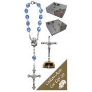  Crucifix Car Statue SCBMC23 with Decade Rosary RD850-11