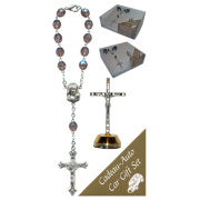  Crucifix Car Statue SCBMC23 with Decade Rosary RD850A-16