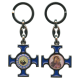 Padre Pio / Mother and Child Keychain cm.4.5 - 1 3/4"