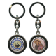 Padre Pio and Mother and Child Keychain