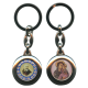 Porte-clés de Padre Pio / Mère et enfant