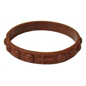 http://www.monticellis.com/4114-4669-thickbox/bracelet-chapelet-en-silicone-elastique-dans-la-couleur-brune.jpg