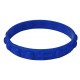 Bracelet chapelet en silicone élastique dans la couleur bleue