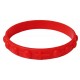 Silicone Elastic Rosary Bracelet in Red