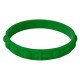 Bracelet chapelet en silicone élastique dans la couleur vert