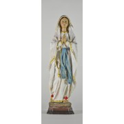 Our Lady of Lourdes Colour Statue