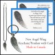 Angel Wing Pendant / Keychain with Card 