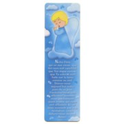 Guardian Angel- Our Father Prayer PVC Bookmark French cm.4x13 - 1 1/2"x5"