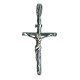 Silver Crucifix Pendent Genuine Rhodium Plating