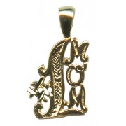 Number One Mom Pendent Gold Plated