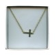 Cross Necklace Gold Plated with Gift Box