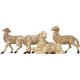 4 pc White Sheep Set for Nativities