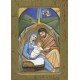 Holy Family Wood Icon Plaque