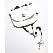 Wood Rosary with Pouch