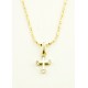 Pendent Cross Gold Plated + Chain