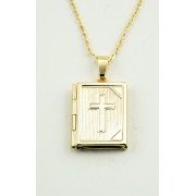 Locket Pendant Gold Plated Necklace