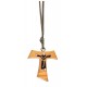 Olive Wood Tau Cross with St.Francis