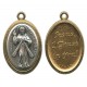 Divine Mercy / Jesus I Trust in You Two Toned Oval Medal