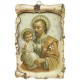 St.Joseph Raised Scroll Plaque cm.10x15 - 4"x6"