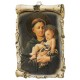 St.Anthony Raised Scroll Plaque cm.10x15 - 4"x6"