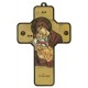 Icon Mother and Child Wood Laminated Cross cm.13x9 - 5"x 31/2"