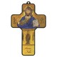 Year of the Faith- Pantocrator Wood Laminated Cross cm.13x9 - 5"x 31/2"
