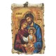 Plaque de la famille sainte icône cm.10x15 - 4 "x6"