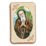 St.Francis De Paola Holy Card Antica Series cm.6.5x10 - 2 1/2"x4"