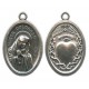 Mater Dolorosa/ Heart Oval Oxidized Medal mm.22 - 7/8"