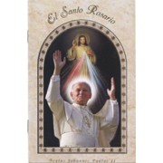 Pope John Paul II The Holy Rosary Book Spanish Text cm.9.5x15.5 - 3 3/4"x 6"
