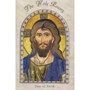 Year of the Faith The Holy Rosary Book English Text cm.9.5x15.5 - 3 3/4"x 6"