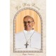 Libro con el Papa Francis / el santo rosario en Inglés cm.9.5x15.5 - 3 3/4 "x 6"