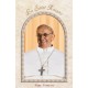 Livre avec le pape Francis / le chapelet saint en français cm.9.5x15.5 - 3 3/4 "x 6"