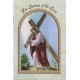 Libro con Jesús y la Cruz / El Santo Rosario en Inglés cm.9.5x15.5 - 3 3/4 "x 6"