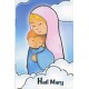 Livre avec vous salue Marie Prière en anglais cm.9.5x14 - 3 3/4 "x 5 1/2"