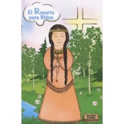 Kateri Tekakwitha/ The Holy Rosary Book Spanish Text cm.9.5x15.5 - 3 3/4"x6"