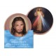 Divine Mercy/ Jesus 3D Bi-Dimensional Round Bookmark cm.7 - 2 3/4"