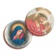 Jesus and Our Lady of Sorrow 3D Bi-Dimensional Round Bookmark cm.7 - 2 3/4"