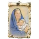 Plaque de Mère et l'Enfant cm.10x15 - 4 "x6"
