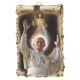 Pope John Paul II / Divine Mercy Scroll Plaque cm.10x15 - 4"x6"