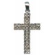 Swarovski Crystal Cross cm.4.3 - 1 3/4" Boxed with Necklace and Swarovski Tag
