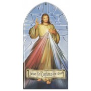 Divine Mercy Plaque French cm.10x20 - 4"x8"