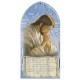 Jesus Praying/ Our Father Prayer Plaque English cm.10x20 - 4"x8"