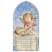 Guardian Angel/ Prayer Plaque English cm.10x20 - 4"x8"