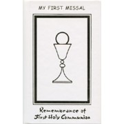 Remembrance of First Holy Communion Book Symbol Chalice Hardcover