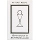 Remembrance of First Holy Communion Book Symbol Chalice Hardcover
