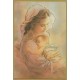 Mother and Child Plaque cm.15.5x10.5 - 6"x4"