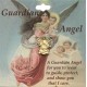 Pin de la solapa de un ángel de la guarda en una tarjeta de Inglés