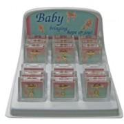 Baby Lapel Pins Gold Plated 18piece Display