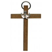 Confirmation Cross with Silver Plated Dove cm.7 - 2 3/4"